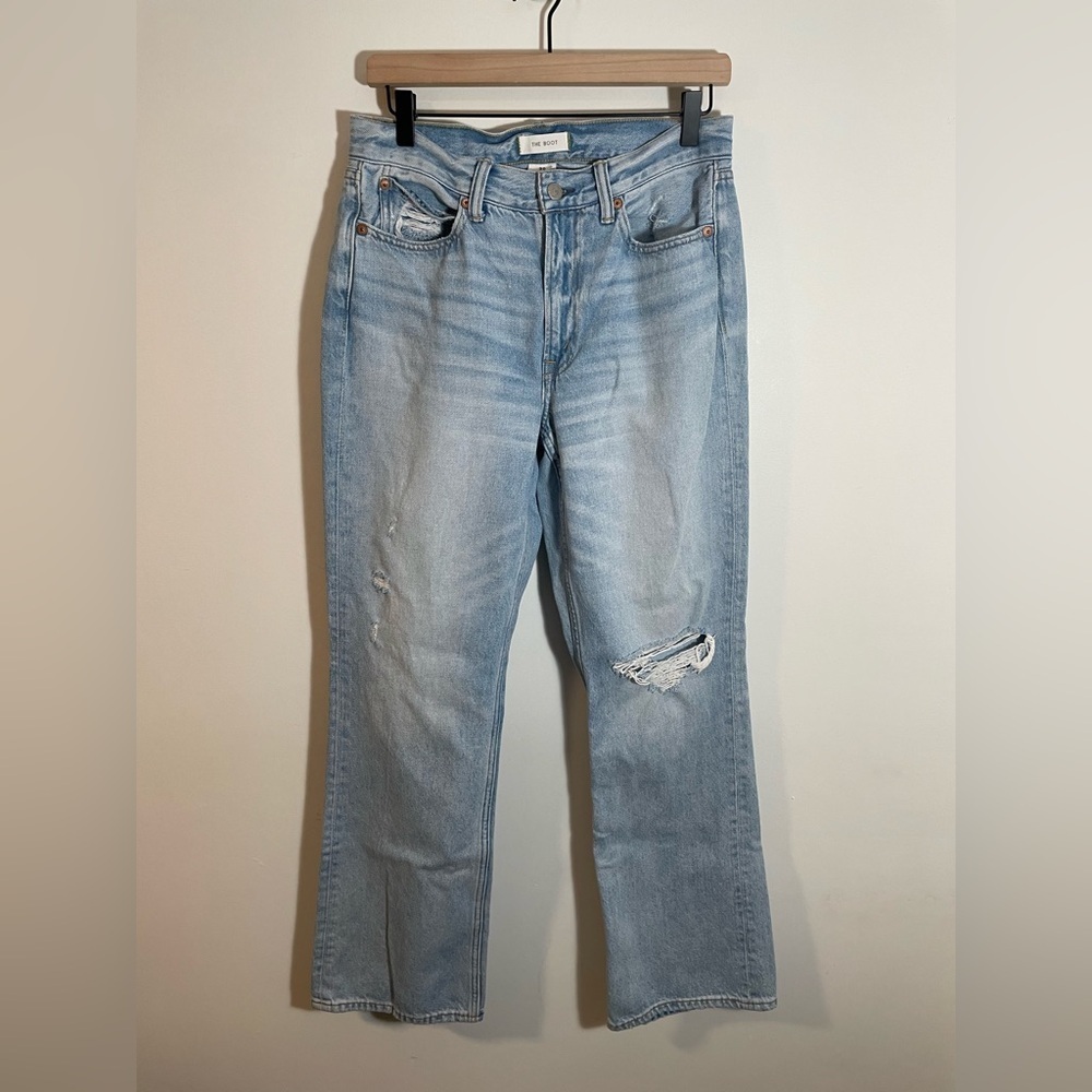 American Eagle AE77 The Boot Premium Denim Jean Size 30 Distressed - Picture 1 of 10